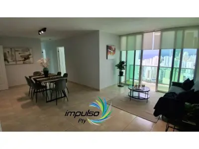 Bella Vista,Alquiler apartamento amoblado de 3 recamaras