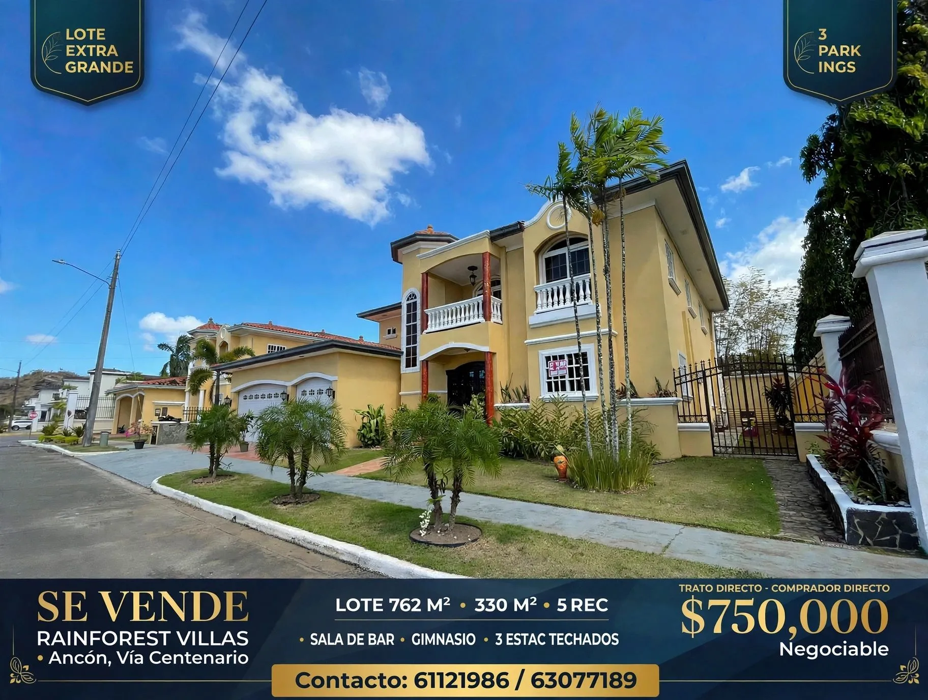 RAINFOREST VILLAS-LOTE 762 m² ESQUINERO - 1